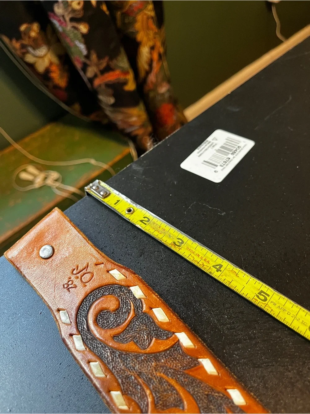 Handtool vintage western belt with a custom named Jack